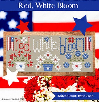 Shannon Christine Red, White Bloom