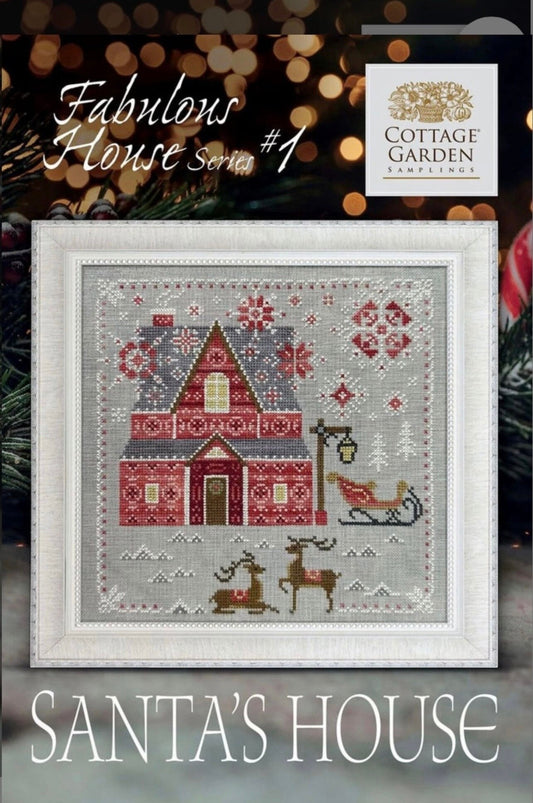 Cottage Garden Samplings Fabulous House #1 Santa’s House